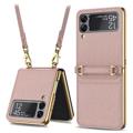 Coque Hybride Samsung Galaxy Z Flip3 5G GKK Mirror - Rose