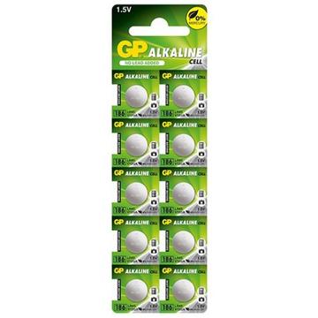 Piles bouton GP Mini 186/G12 - 10 pièces