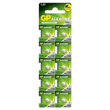 Piles bouton alcalines GP Mini LR626/177 - 10 pièces