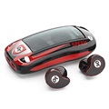 Écouteurs TWS GT Speed T911 avec Boîtier de Charge - Rouge