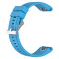 Bracelet Garmin Fenix 5X/Fenix 3 HR/Quatix 3/D2 en Silicone Souple - Azur Clair