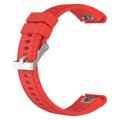 Bracelet Garmin Fenix 5X/Fenix 3 HR/Quatix 3/D2 en Silicone Souple - Rouge