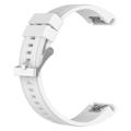 Bracelet Garmin Fenix 5X/Fenix 3 HR/Quatix 3/D2 en Silicone Souple - Blanc