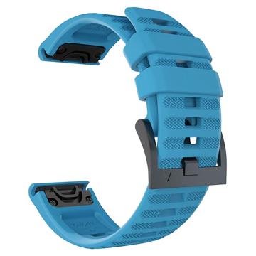 Bracelet Garmin Fenix 7X/6X GPS/6X Pro en Silicone Souple - Bleu