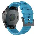 Bracelet Garmin Fenix 7X/6X GPS/6X Pro en Silicone Souple - Bleu