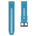 Bracelet Garmin Fenix 7X/6X GPS/6X Pro en Silicone Souple - Bleu