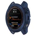 Coque Garmin Fenix 7X/7X Solar en TPU Galvanisé - Bleu Minuit