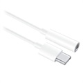 Huawei CM20 Câble Adaptateur USB-C / 3.5mm 55030086 - Bulk - Blanc