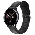 Bracelet Samsung Galaxy Watch Active2 en Cuir Véritable - 44mm - Noir