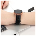 Bracelet Samsung Galaxy Watch Active2 en Cuir Véritable - 44mm - Noir