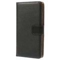 Etui Portefeuille en Cuir pour LG G3 (Emballage ouvert - Excellent) - Noir