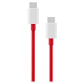 Câble USB Type-C OnePlus Warp Charge 5481100048 - 1.5m - Rouge / Blanc