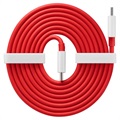 Câble USB Type-C OnePlus Warp Charge 5481100048 - 1.5m - Rouge / Blanc