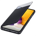 Étui à Rabat Samsung Galaxy A72 5G S View EF-EA725PBEGEE - Noir