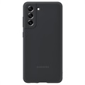Coque Samsung Galaxy S21 FE 5G en Silicone EF-PG990TBEGWW - Gris Foncé