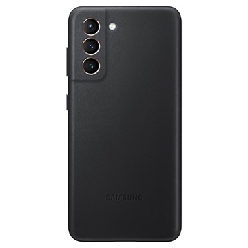 Coque Samsung Galaxy S21 5G en Cuir EF-VG991LBEGWW - Noire
