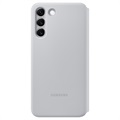 Étui Samsung Galaxy S22+ 5G Smart LED View EF-NS906PJEGEE - Gris Clair