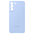 Coque Samsung Galaxy S22+ 5G en Silicone EF-PS906TLEGWW - Bleu Ciel