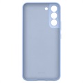 Coque Samsung Galaxy S22+ 5G en Silicone EF-PS906TLEGWW - Bleu Ciel