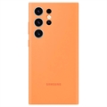 Coque Samsung Galaxy S23 Ultra 5G en Silicone EF-PS918TOEGWW - Orange