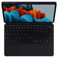 Étui Clavier Samsung Galaxy Tab S7 EF-DT870UBEGEU (Satisfaisant Bulk) - Noir