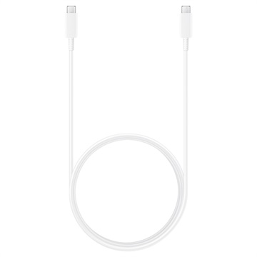 Câble USB-C / USB-C Samsung EP-DX510JWEGEU - 5A, 1.8m - Blanc