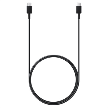 Câble USB-C / USB-C Samsung EP-DX310JBEGEU - 3A, 1.8m - Noir