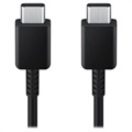 Câble USB-C / USB-C Samsung EP-DX310JBEGEU - 3A, 1.8m - Noir