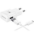 Chargeur Voyage Rapid Samsung EP-TA20EW - Blanc