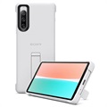 Coque Sony Xperia 10 IV Style Cover avec Support XQZ-CBCCH - Grise