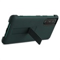 Étui Sony Xperia 5 III Style Cover avec Support XQZ-CBBQG - Vert