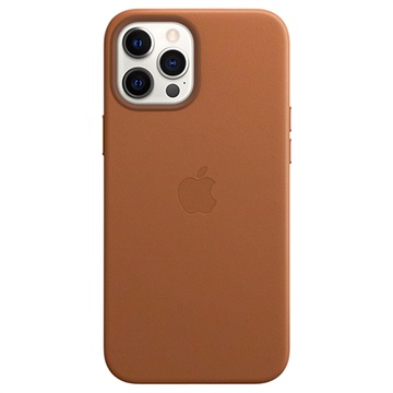 Coque en Cuir avec MagSafe Apple MHKL3ZM/A pour iPhone 12 Pro Max - Havane