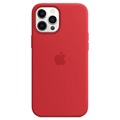 Coque Silicone avec MagSafe iPhone 12 Pro Max Apple MHLF3ZM/A - Rouge