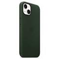 Coque iPhone 13 Mini en Cuir avec MagSafe Apple MM0J3ZM/A - Vert Séquoia