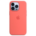 Coque iPhone 13 Pro en Silicone avec MagSafe Apple MM2E3ZM/A - Pomelo Rose