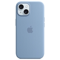 Coque iPhone 15 Plus en Silicone avec MagSafe Apple MT193ZM/A - Bleu d'hiver