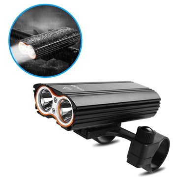 Lumière pour Vélo Résistante à l\'eau Giyo LR-Y2 - 2x T6 LED - 1600Lm