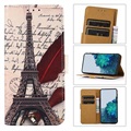 Étui Portefeuille OnePlus Nord CE 5G - Série Glam - Tour Eiffel