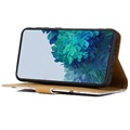 Étui Portefeuille Huawei Nova 10 - Série Glam - Arbre Fleuri / Bleu