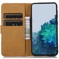 Étui Portefeuille OnePlus Nord CE 2 5G - Série Glam - Arbre Fleuri / Bleu