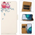 Étui Portefeuille Samsung Galaxy A53 5G - Série Glam - Chouettes
