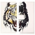 Étui Portefeuille Sony Xperia 10 IV - Série Glam - Tigre