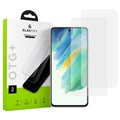 Protecteur d'Écran Samsung Galaxy S21 FE 5G Glastify OTG+ - 2 Pièces