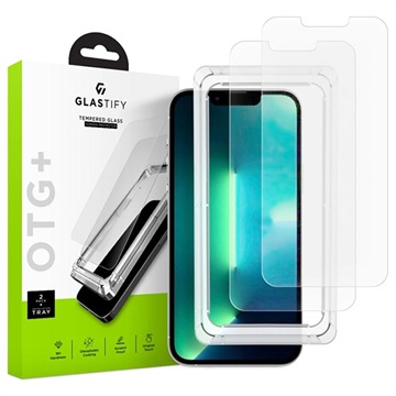 Protecteur d\'Écran iPhone 13 Pro Max Glastify OTG+ - 2 Pièces