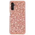 Coque Hybride Samsung Galaxy A13 5G - Série Glitter - Rose Doré