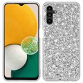 Coque Hybride Samsung Galaxy A13 5G - Série Glitter - Argenté