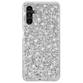Coque Hybride Samsung Galaxy A13 5G - Série Glitter - Argenté