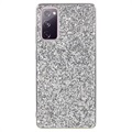 Coque Hybride Samsung Galaxy S20 FE - Série Glitter - Argenté
