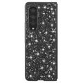 Coque Hybride Samsung Galaxy Z Fold3 5G - Série Glitter - Noire