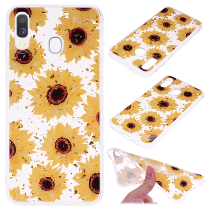 coque samsung galaxy a40 tournesol